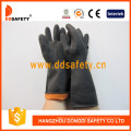 Orange Inside and Black Outside Latex Household Working Gloves DHL501